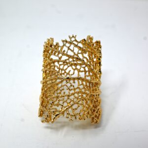 Golden Coral Cuff